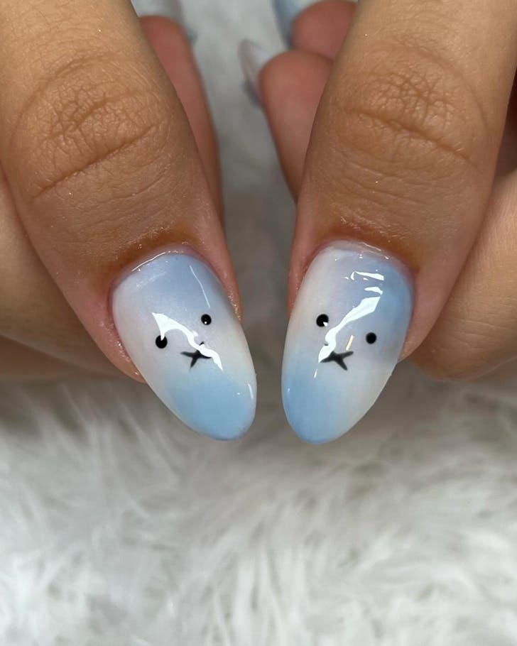 The cutest tips imaginable, courtsey of Nails By Chubs. 