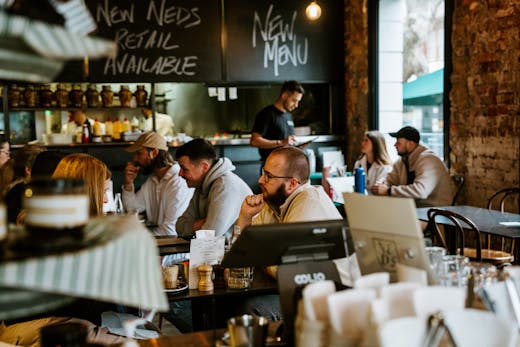 Interior of Neds Bake in Prahran.