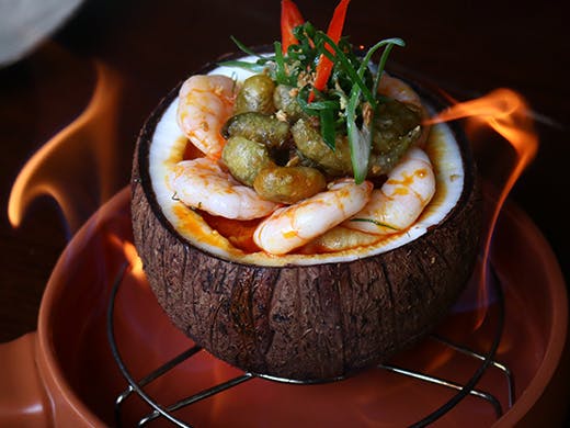 Coconut Prawns. Nem Parnell