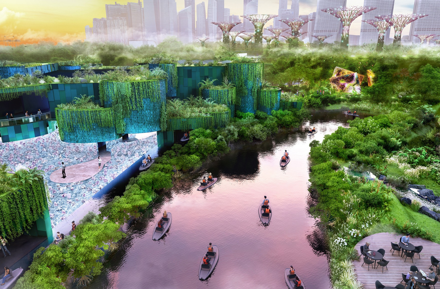 New Wetlands At Gardens By The Bay With A TeamLab Museum