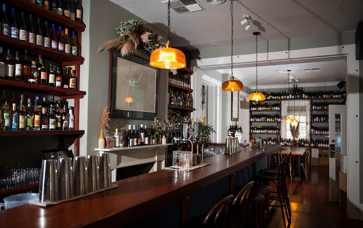 the bar at Nieuw Ruin