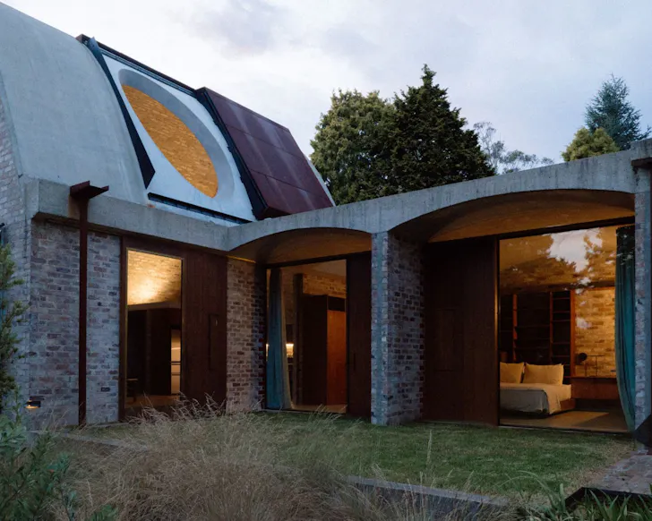 The oculus at Night Sky best NSW Airbnbs