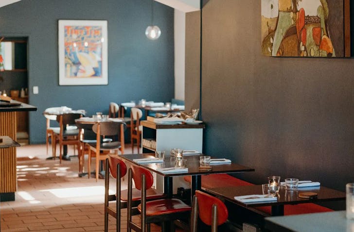the interior of dark northern rivers restaurant
