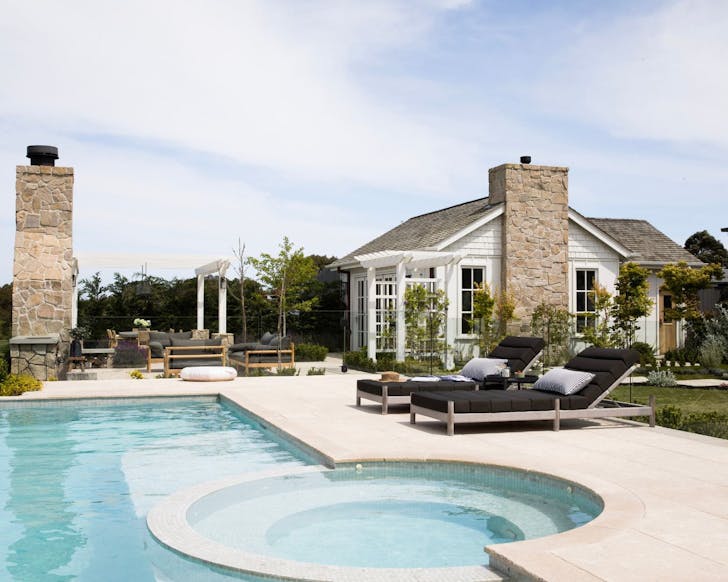The pool at Oakstone Estate Guesthouse Airbnb Mornington