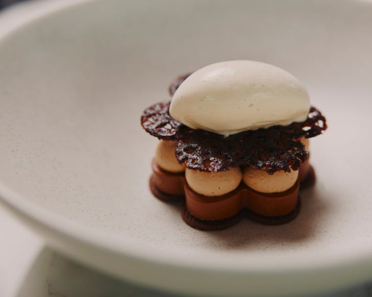 The outstanding Chocolate Fruit & Nut dessert from Onemata. 