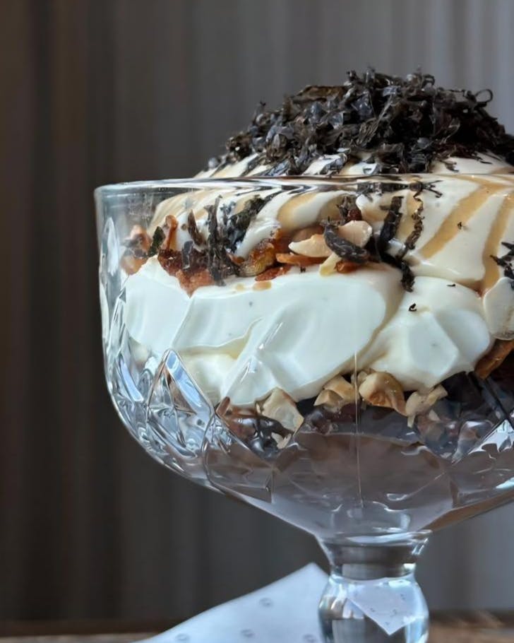 Onslow's truffle dessert. 