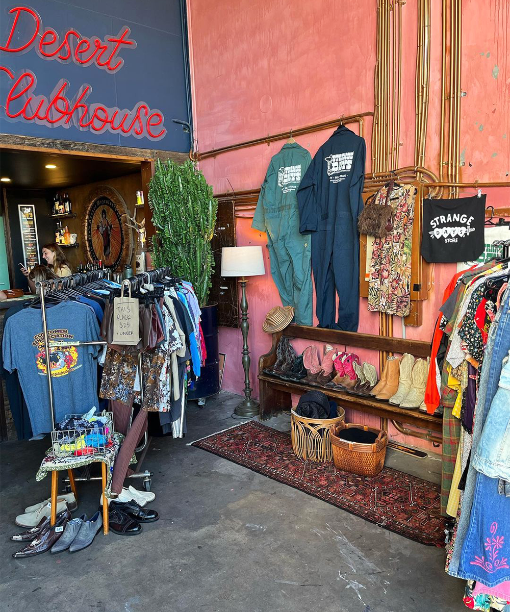 the interior of a gold coast op shop