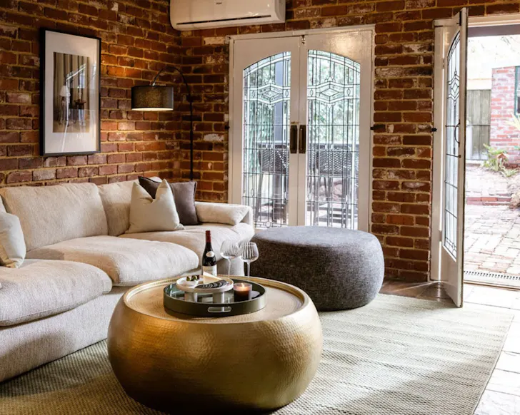 The lounge area at Orange Avenue best WA AIrbnbs