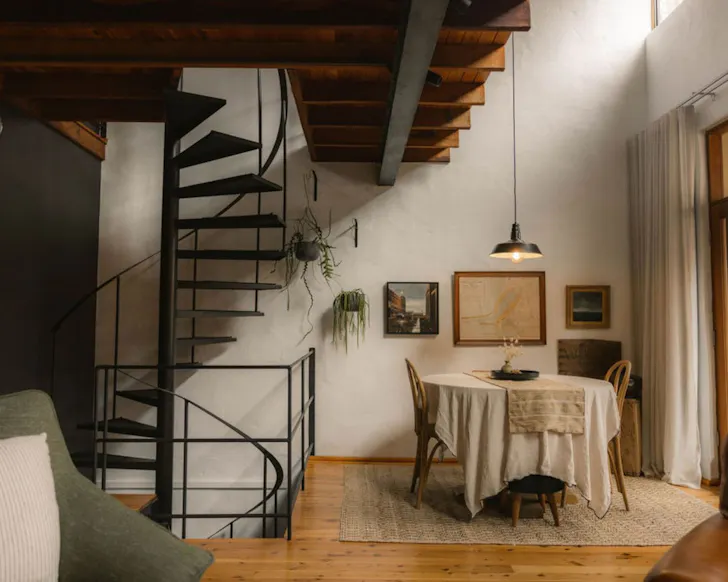 The living space at Orcades & Karoa  best Fremantle Airbnbs