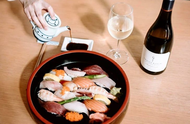 Japanese food and wine
