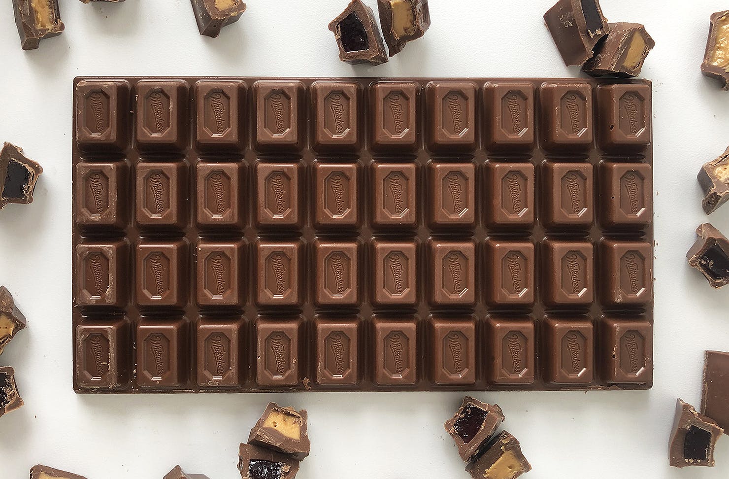 a block of chocolate