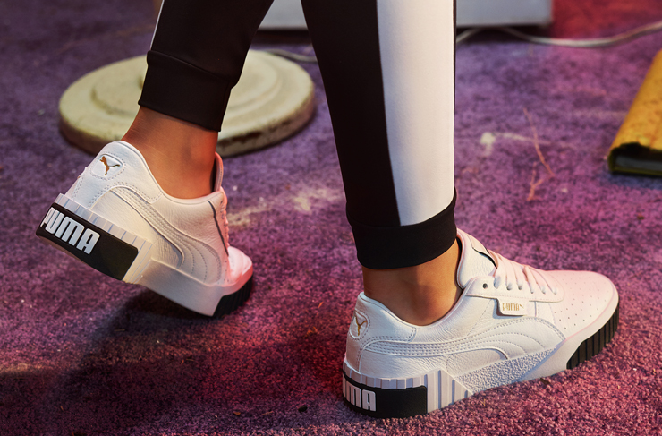 puma urban white sneakers