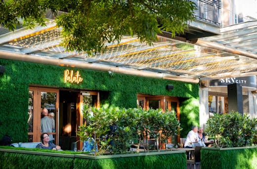 The exterior of Palate, Hamilton. 