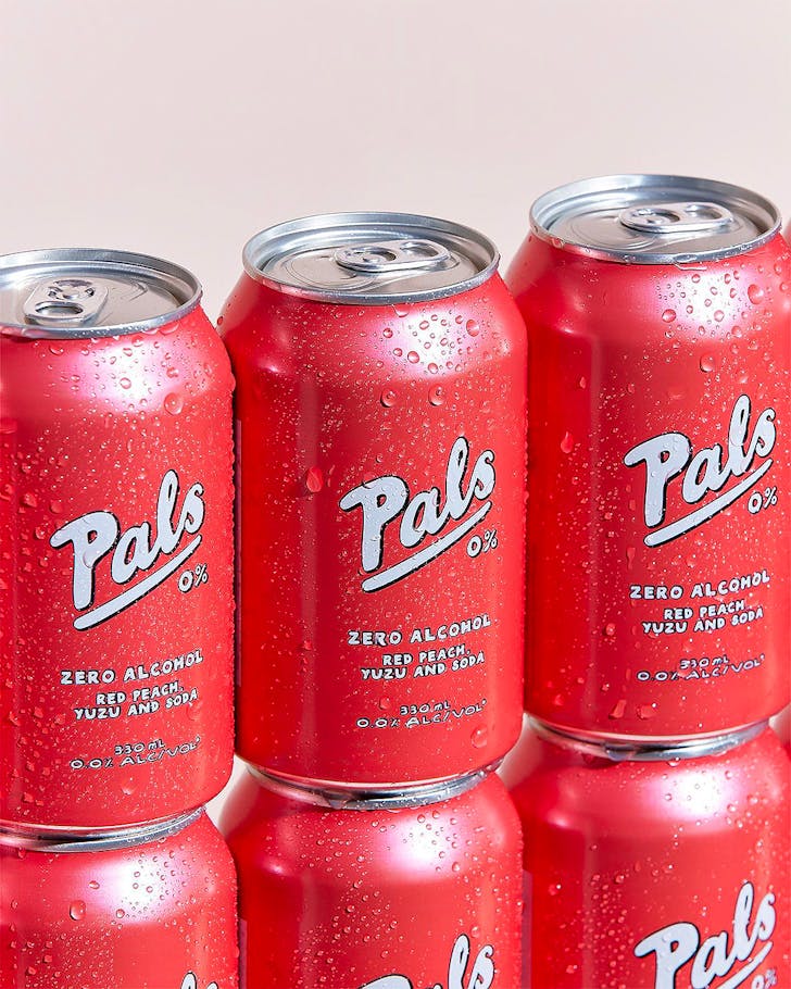 Pals 0% sits on a reflective surface looking quenching.