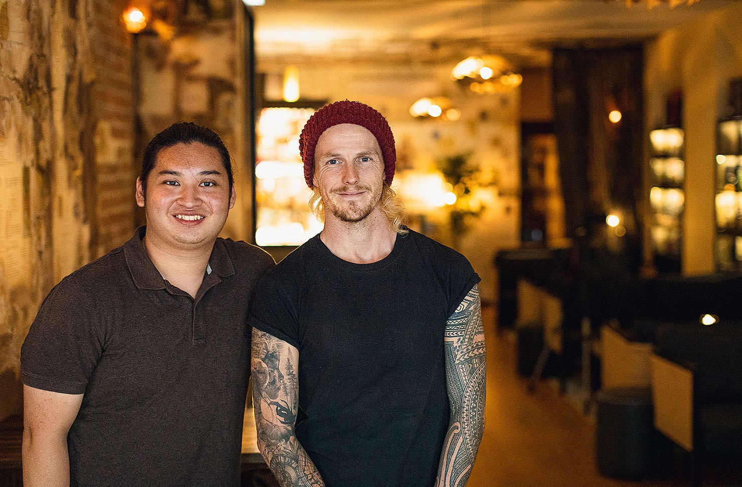 Dany and Theo at Panacea.
