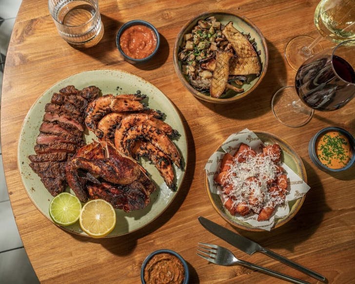 A selection of dishes from Panamericana