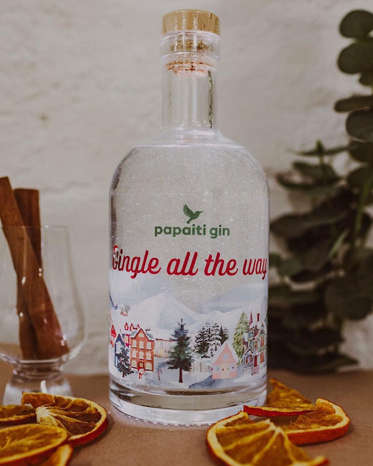Gift Them A Bottle Of Christmas Gin That Also Is A Snow Globe