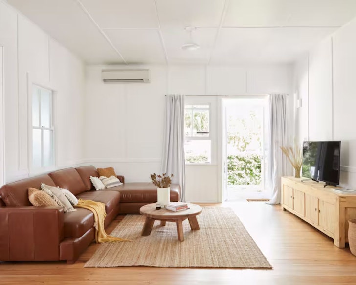 The lounge room at Paradiso Property one of the best Byron Bay Airbnbs