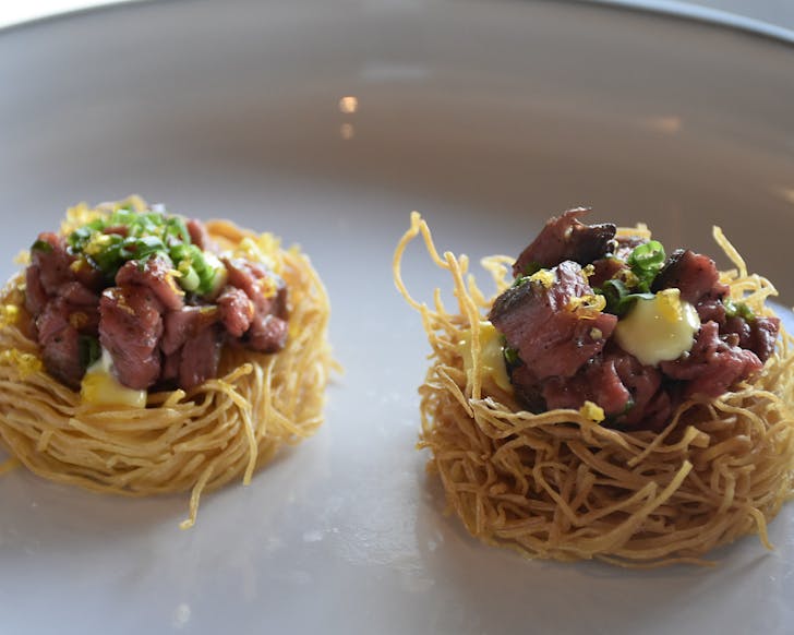 Two nests at Park Hyatt's Spring High Tea