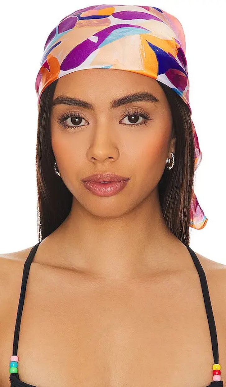 Petit Moments Printed Equestrian Headscarf