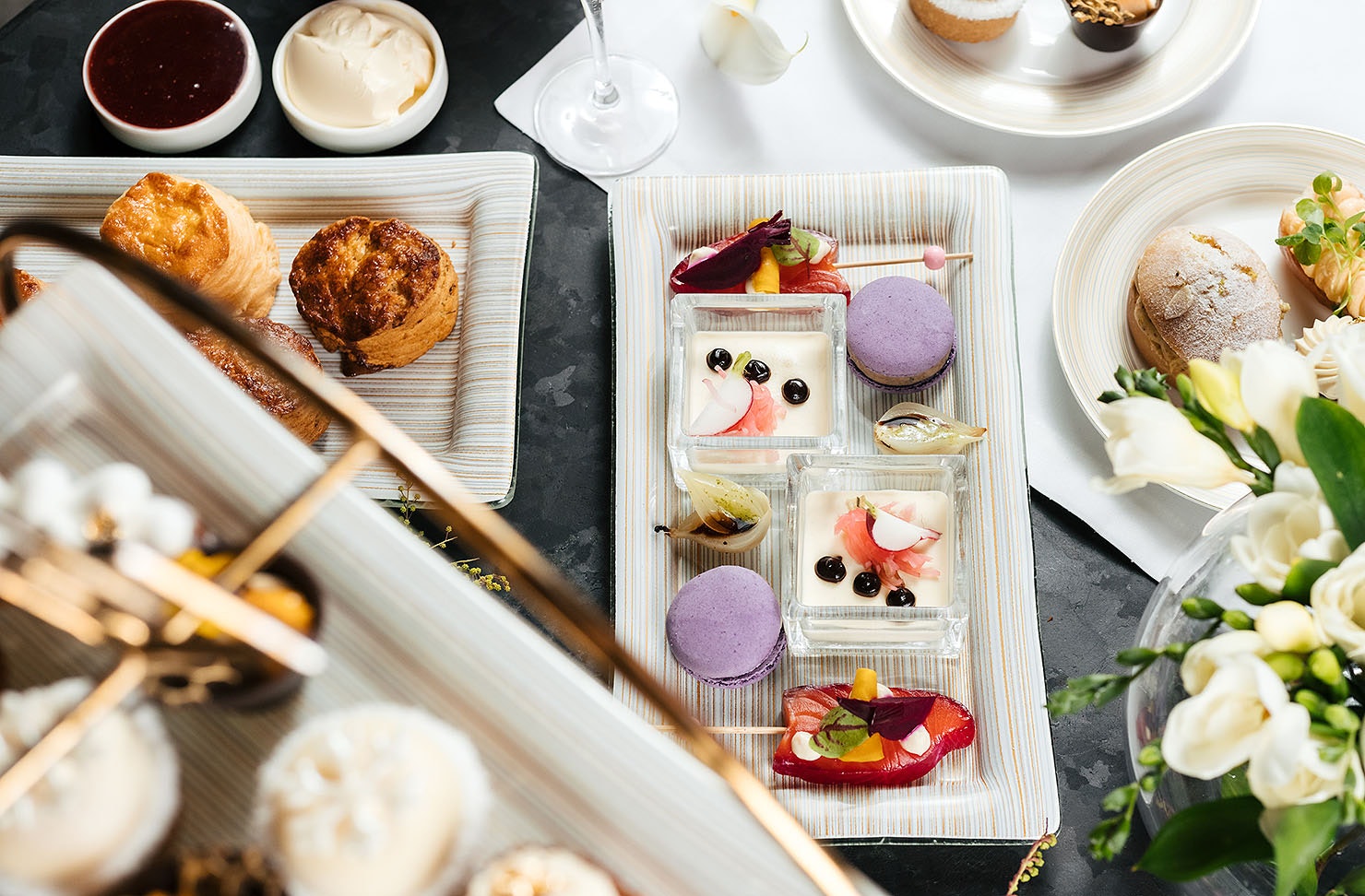 A picnic high tea.
