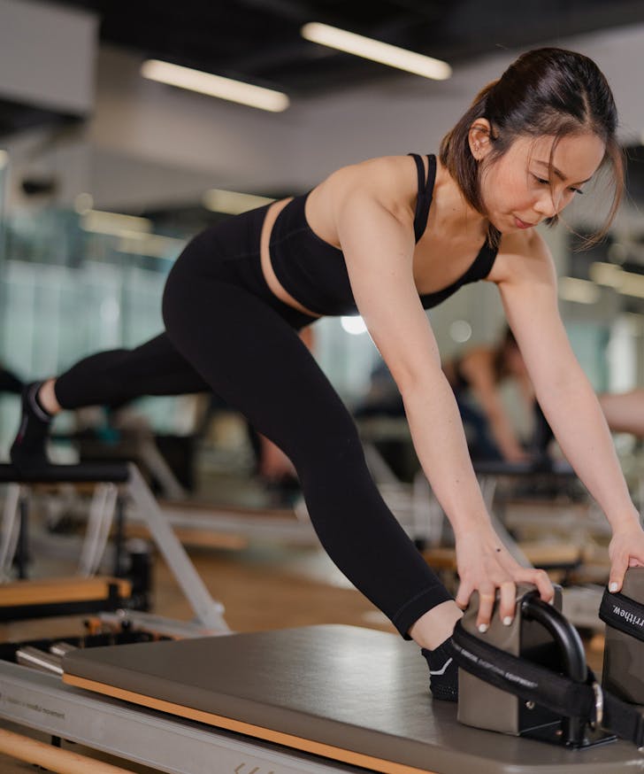 Reformer Pilates class at ABSOLUTE