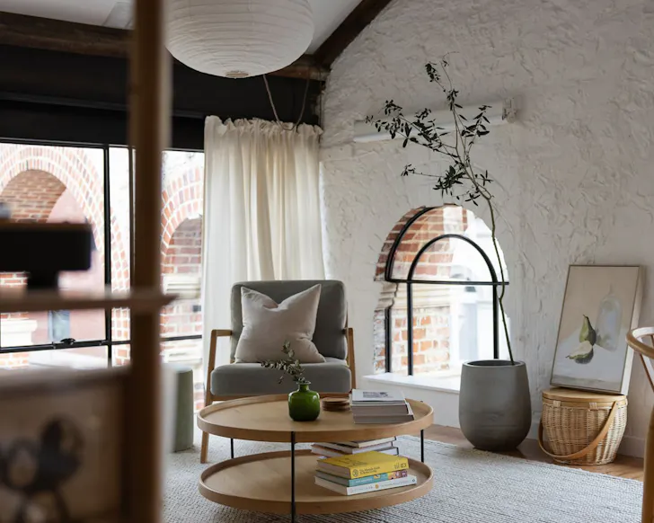 The living space at Poet’s Harbour best Fremantle Airbnbs