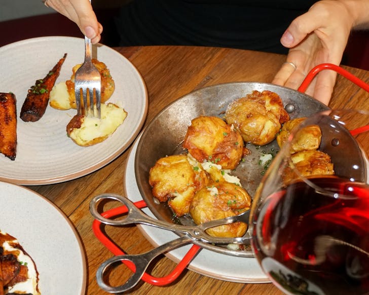 Roast on a plate