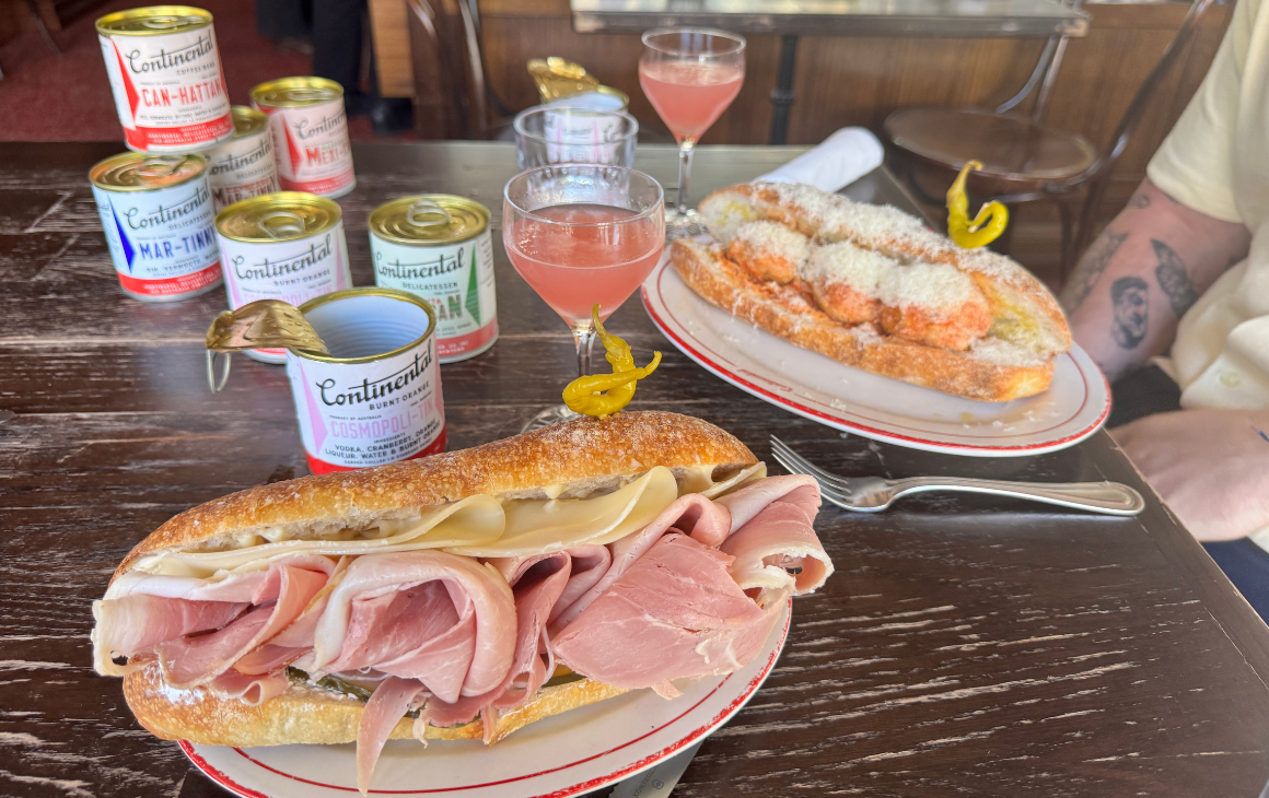 Continental Deli sandwiches