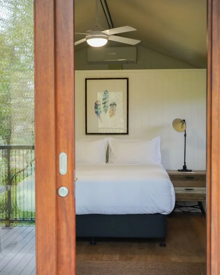 Bed in a room