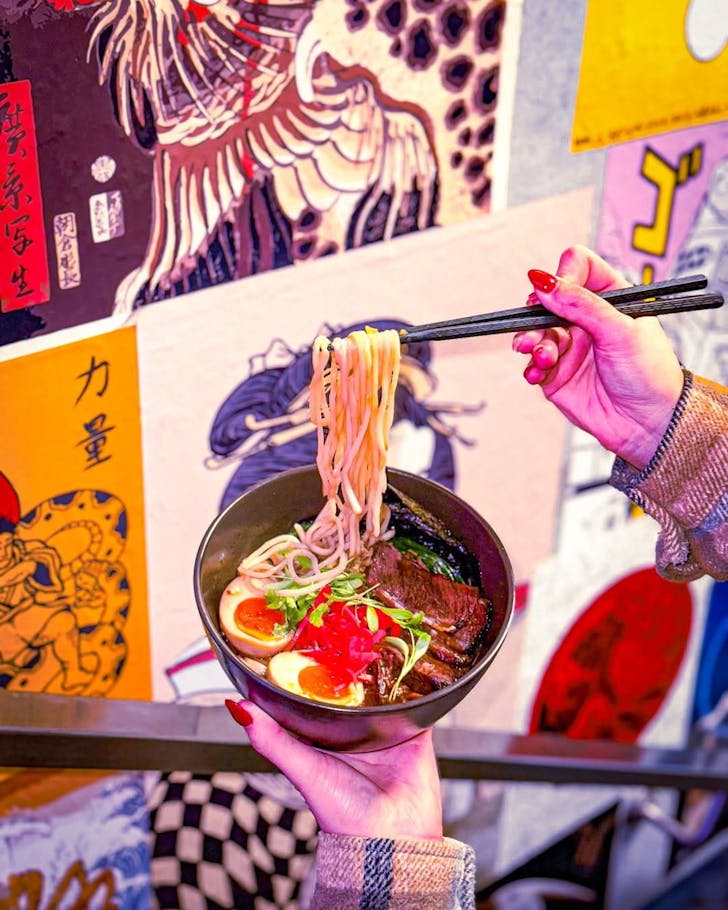Ramen from Ramen Ria, one of Christchurch's best Japanese restaurants. 
