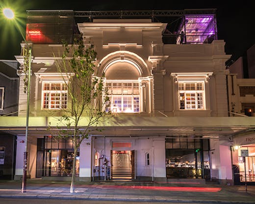 The front of The Rechabite and William Street in Northbridge
