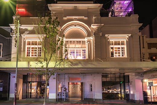 The front of The Rechabite and William Street in Northbridge