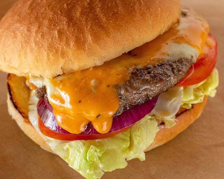 A deliciously moreish wagyu burger from Red Snapper.