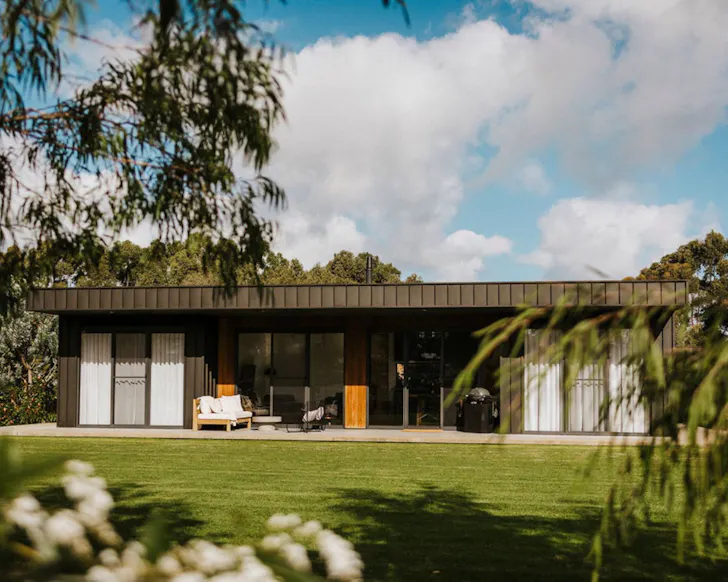 An exterior view of Redgate Studio best WA Airbnbs