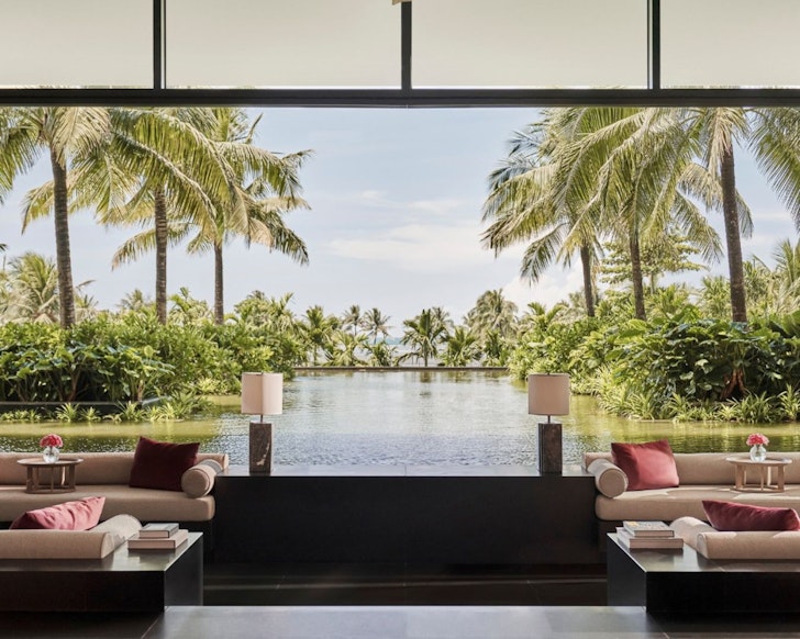A view of the lagoon and sea at Regent Phu Quoc one of the best Vietnam resorts