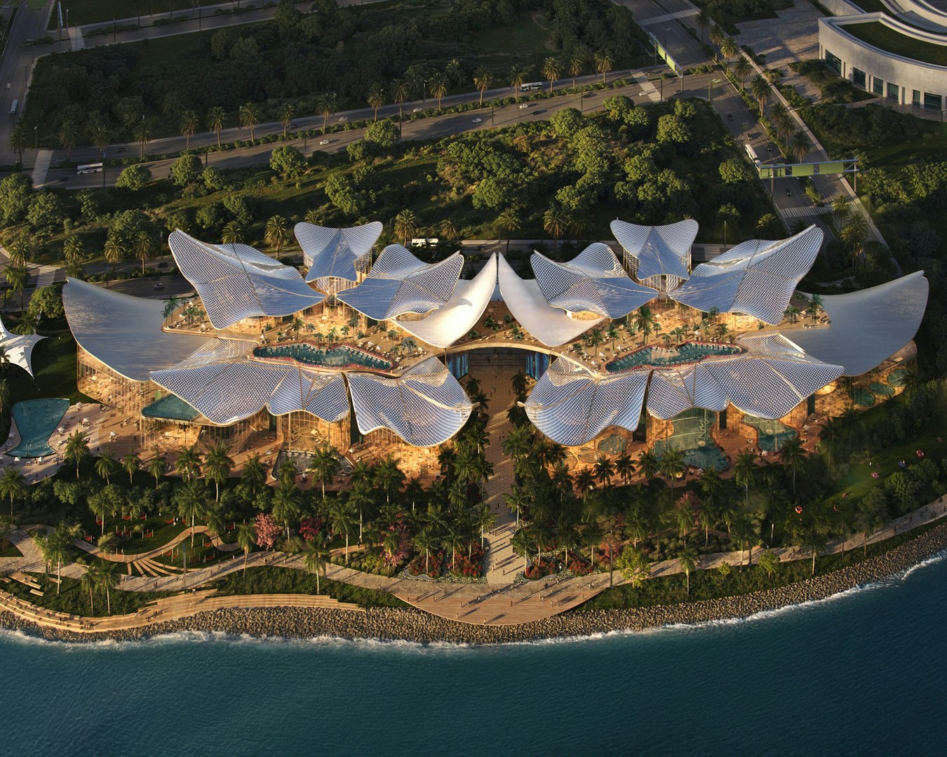 Render of Therme Singapore