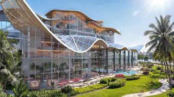 Render of Therme Singapore