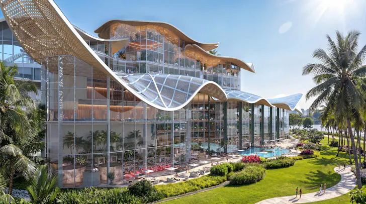 Render of Therme Singapore