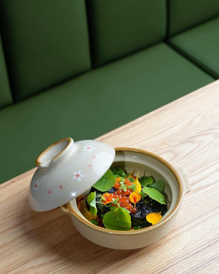 One of many beautiful dishes on the menu at Rhu. 