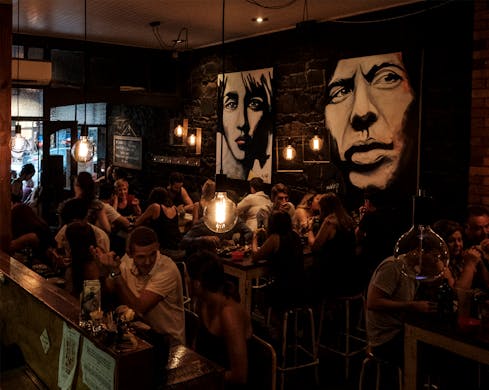 The busy inside of Rice Paper Scissors restaurant melbourne with people dining. 