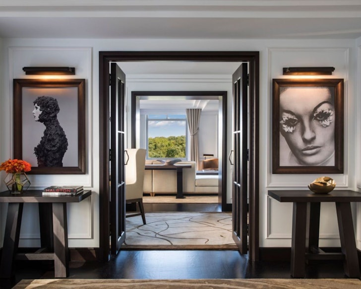 A royal suite at Ritz-Carlton New York Central Park best hotels for families New York