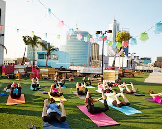 Rooftop Yoga Northbridge Yoga in Perth