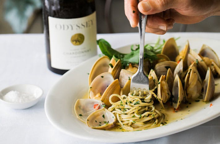 Seafood pasta at SPQR