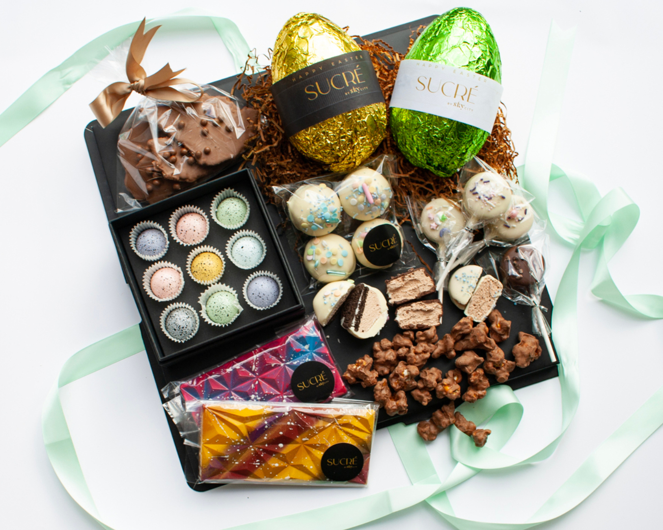 A SUCRÉ' Easter hamper—one of the best Easter treats in Auckland. 