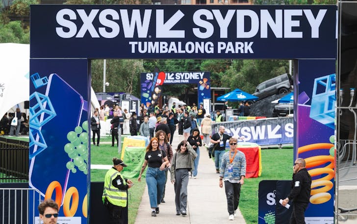 Audience entering SXSW Sydney