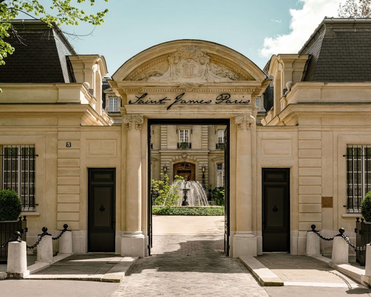 The exterior of Saint James Paris one of the best luxury hotels Paris