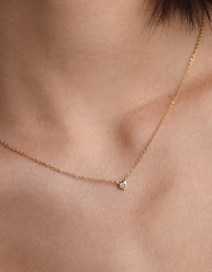 Saint Valentine, Mini Heart Necklace 