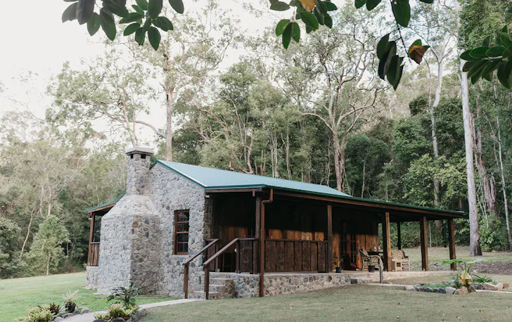 A stone house in the forests of Stamford