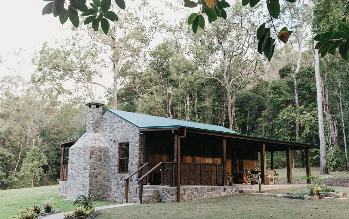 A stone house in the forests of Stamford